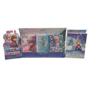 Disney Frozen Crayons + Lip Balm + Playing Cards Bundle